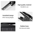 thumbnail image 3 of BIMZUC Handheld Stapler Heavy Duty Office Stapler 20 Sheet Capacity Less Effort Support 24/6 Or 26/6 Staple Sizes White, 3 of 9