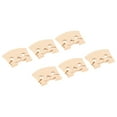 thumbnail image 4 of Violin Bridge,10PCS 4/4 Violin Bridge Wooden Violin Bridge Violin Bridge Replacement High-Precision Functionality, 4 of 8