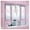 Pink, variant on Farfi Window Curtain Translucent Floral Pattern Room Decor Pastoral Balcony Valance for Home Office Cafe (Blue)