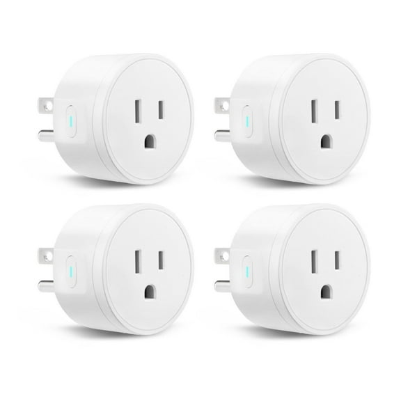Smart Plug WiFi 4-Pack, Alexa & Home Compatible, Wireless Outlet with Voice Control