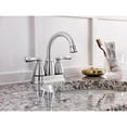 thumbnail image 2 of Moen Banbury Chrome Centerset Bathroom Sink Faucet 4 in., 2 of 7