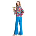 thumbnail image 4 of Disfraz de discoteca vintage para pareja de Halloween, vestido de mascarada hippie, 4 of 4