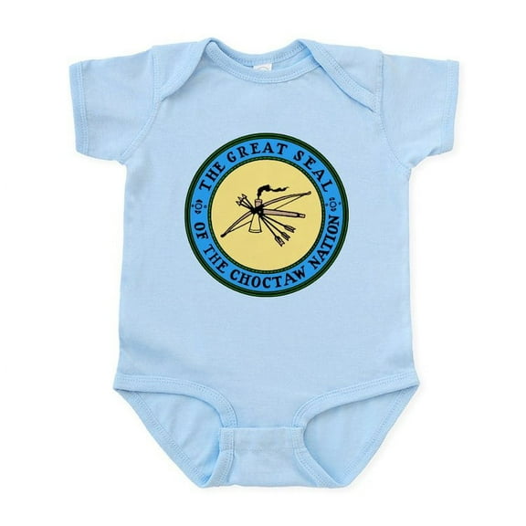 CafePress - Great Seal Of The Choctaw Infant Bodysuit - Baby Light Bodysuit, Size Newborn - 24 Months