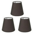 thumbnail image 3 of 3Pcs Lamp Shades Fabric Craft Bubble Lampshade for Table Lamp Shade Table Floor Light Hanging Lighting, Brown, 3 of 9