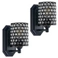 thumbnail image 1 of Doraimi 1 Light Wall Sconce Modern Black Finish Polyhedral Opal Crystal Shade, 1 of 4