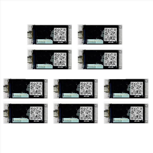 10 Juegos de Nerd Miner V2 ESP32 Crypto Solo Lottery 117KH/S Master T190 BTC con Conexión WiFi de Bajo Consumo de Energía