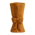 thumbnail image 1 of Florero, maceta, Diseño de nudo de lazo, florero decorativo, soporte de flores para chimenea, dormitorio, oficina, entrada de inauguración de la casa Naranja, 1 of 8