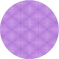 thumbnail image 1 of Ahgly Company Machine Washable Indoor Round Transitional Violet Purple Area Rugs, 3' Round, 1 of 7