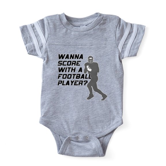 CafePress - FIN Score Football Player - Cute Infant Baby Football Bodysuit