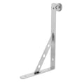 thumbnail image 1 of Support de Tringle de Placard en Acier Inoxydable Gain de Place Support de Tringle Mural Multifonctionnel Design Triangle, 1 of 8