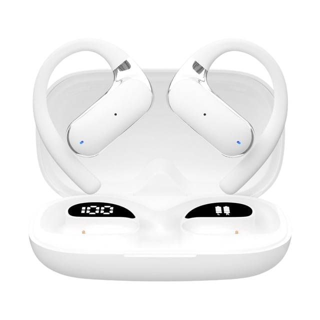 Auriculares inalámbricos Pisexur para hombre, de conducción aérea, abiertos, no intraaurales, para correr, para niños, organizador de electrónica.