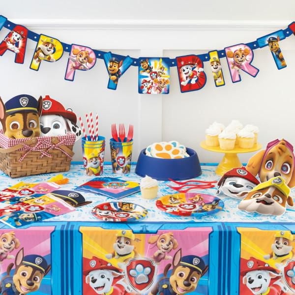 Nappe en plastique Paw Patrol, 84 po x 54 po