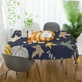 thumbnail image 6 of SKYSONIC Thanksgiving Pumpkin Tablecloth Waterproof Washable Polyester Square Table Cover Durable Tablecloth for Kitchen Dining Table Party Decor (60 X 60 Inch), 6 of 7