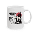 thumbnail image 2 of Protect Our National Parks Bear Lover Mug For Coffee Lover, Funny Ceramic Mug 11Oz-15Oz, 2 of 5