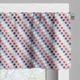 thumbnail image 5 of Ambesonne USA Valance & Curtain, Patriotic Western Salute, 55"x30", Grey Indigo Red, 5 of 7