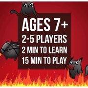Exploding Kittens Original Edition - Hilarious for Family Game Night - Party Game - For Ages 7 and up - 56 Cards - 2-5 Players - 15 Minutes
