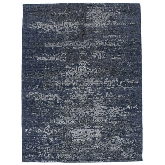 Hand-Carved Multicolored 6X8 Modern Rug