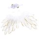 thumbnail image 3 of Preciosa diadema + disfraz de ala para fotografía, accesorio fotografía, accesorio el cabello para sesión grafía para recién n Blanco Yotijar Soporte para Fotos de Alas de Ángel, 3 of 5