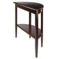 thumbnail image 6 of Winsome Concord Half Moon Console Table, Drawer & Shelf, Walnut Finish, 6 of 9