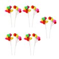 thumbnail image 4 of WORGEOUS 10 manojos Simulación Bouquets globo colorido mini globo adornos, 4 of 8