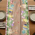 thumbnail image 5 of Table Runners 72 Inches Long Dress Scarves, Pink Plaid Easter Farmhouse Kitchen Table Runner, Coffee Tablerunners, Blue Truck Spring Floral Bunny Wooden 14x72 Inch, 5 of 9