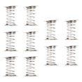 thumbnail image 4 of 10 Uds Cabeza De Muñeca Base De Resorte Sunnimix Accesorios De Coche Cabeza Oscilante Argent, 4 of 6