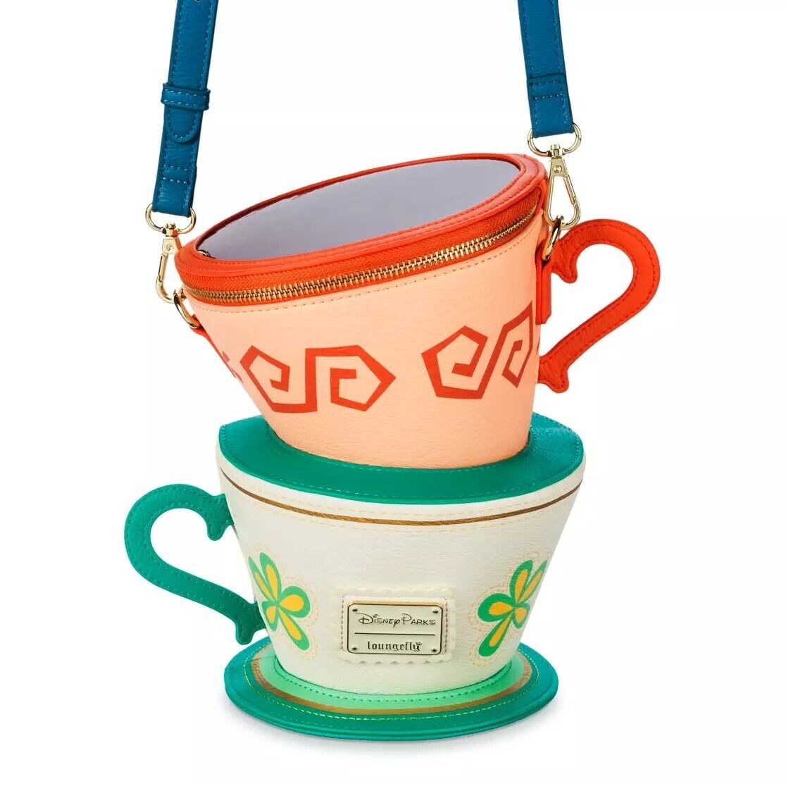 Disney Loungefly Alice in Wonderland Mad Hatter Teacups Crossbody Bag D23 Expo