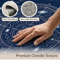 thumbnail image 6 of ODIKA 5'x7' Washable Area Rug Starry Constellation Chart Nebula Meteorite Icons Galaxy Astrology Refined for Dining Room, Under Table, Home Office, Non-Slip Chair-Friendly, 6 of 7