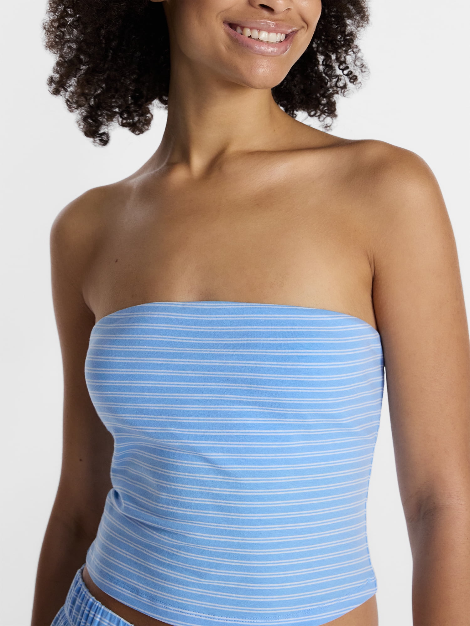 No Boundaries Women’s Cloud Core Sleepwear Tube Top, Sizes XXS – 3X