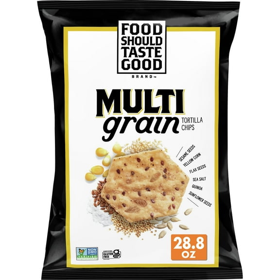 Food Should Taste Good, Multigrain Tortilla Chips, Gluten Free, 28.8 oz