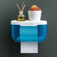 thumbnail image 1 of Toilet Paper Holder For Toilet Paper Towel Holder Bathroom Dispenser Storage Box (blue), 1 of 4