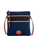 thumbnail image 1 of Bolso Dooney & Bourke para mujer North South con triple cremallera, azul marino, 1 of 6