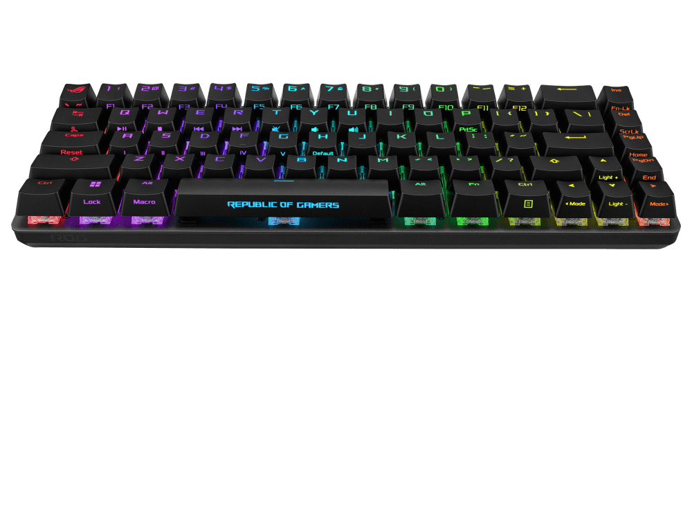 ASUS ROG Falchion Ace 65% RGB Compact Gaming Mechanical Keyboard, Lubed ROG NX Brown Switches & Switch Stabilizers, PBT Keycaps -Cover Case-Black
