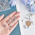 thumbnail image 2 of 100pcs 316 Stainless Steel Clip-on Earring Fibdings Tray 10mm Earring Settings Round Flat Back Tray Earring Clips Earrings for DIY Earring Making for DIY, 2 of 7