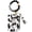 Style 1, variant on Hfppkn Cow Print Wristlet Wallet Style2 Silicone Bead Bracelet Zippered Card Case for Women Daily Use