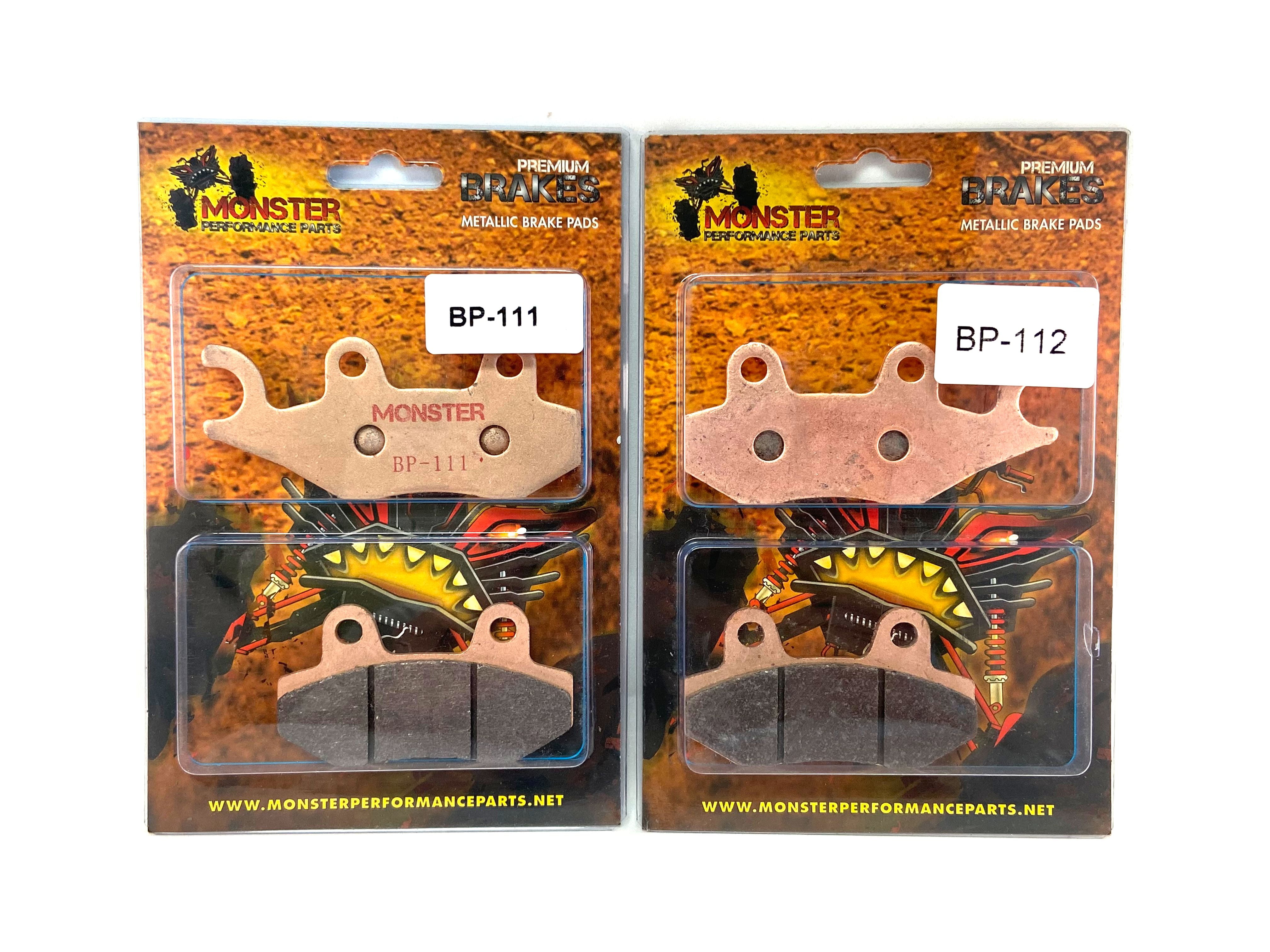 Polaris 0455273 Rear Brake Pad 170 RZR 200 0454444 - Walmart.com