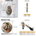 thumbnail image 6 of Uorisanigo Car Accessories Set Sloth Flower with Front and Back Seat Covers,Shift Knob Handbrake Covers,Seat Belt Pads,Steering Cover,Headrest,Middle Console Cover,Coasters,Key Chains,18pcs, 6 of 7