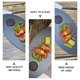 thumbnail image 4 of Forma ovalada Placa de pizarra Restaurante Steak Sushi Mostrar plato Plato Black Shipstone Pan, 4 of 6