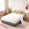 thumbnail image 4 of Manfei Boot Full Size Bedding Sets 7-Piece Holiday Full Size Bed in a Bag, Orange Brown, Xmas Reversible, 4 of 6