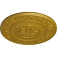 thumbnail image 3 of 47 5/8"OD x 2 3/4"P Milan Ceiling Medallion, Hand-Painted Pharaohs Gold, 3 of 6