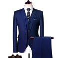 thumbnail image 3 of Blazers-Conjunto de 2 piezas para hombre, traje informal de negocios, chaqueta, abrigo, pantalones, M-6XL, novedad de 2023, 3 of 5