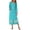 Blue Floral, variant on Ekouaer Women Long House Coat Zipper Front Robes Full Length Nightgowns with Pockets Striped Loungewear