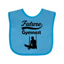 Inktastic Future Gymnast Baby Boy Boys Baby Bib