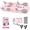 pink, variant on 8-in-1 Pilates Board Core Trainer, Ab Workout & Waist Exercise Fitness Equipment