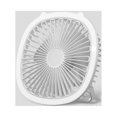 thumbnail image 1 of BEMS-Ventilador portátil blanco, ventilador silencioso, tres velocidades de viento, mini ventilador con, 1 of 5