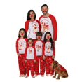 thumbnail image 2 of Rudolph Costume Matching Family Pajama Set Red Nose Included, Girl, Size: Girl - 6-6x, 2 of 3