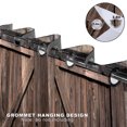 thumbnail image 2 of Rustic Wood Barn Door Blackout Curtains Vintage Brown Home Bedroom Living Room Decor, 104x84 Inch, 2 of 7