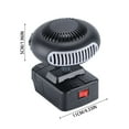 thumbnail image 3 of WMQPNNS Christmas Decor Portable Heater 750W Efficient Heating Compact and Energy Saving, 3 of 6