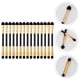 thumbnail image 5 of Aplicadores de sombras de ojos de 15 piezas de doble cara cepillos portátiles de sombras de ojos portátiles Cepillos de maquillaje para mujeres, 5 of 8