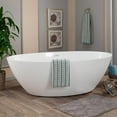 thumbnail image 4 of Altair Jolie 69" x 40" Freestanding Soaking Acrylic Bathtub, 4 of 8